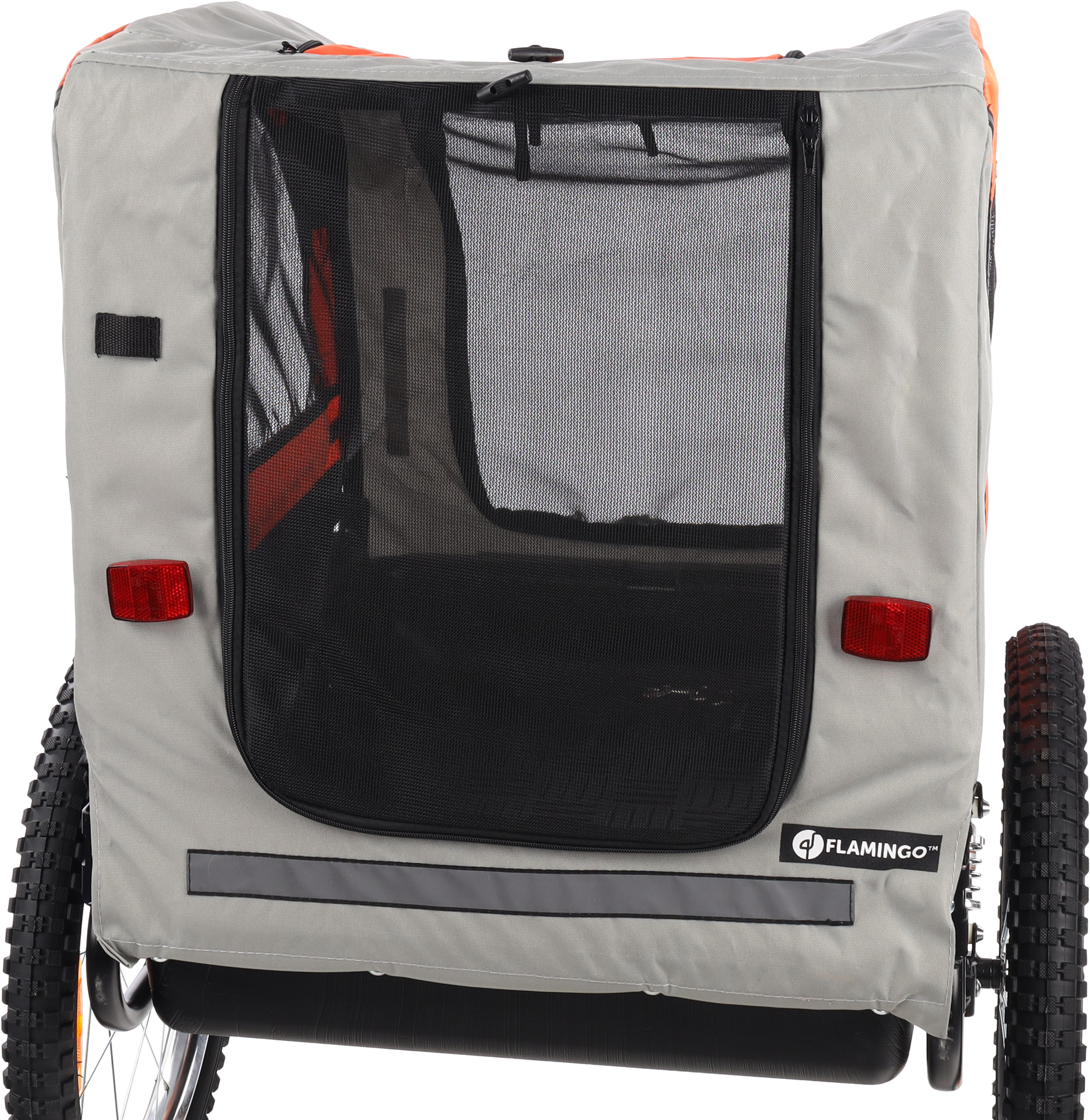 Flamingo Fietskar Jolene Grijs & Oranje
