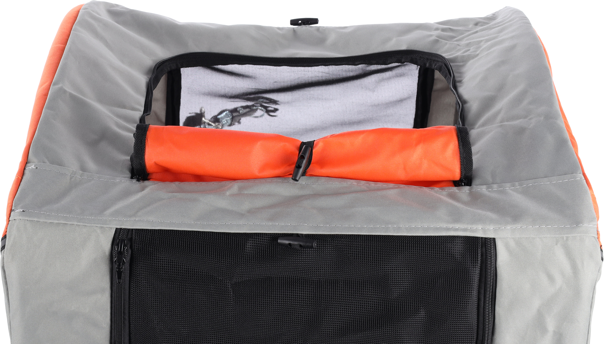 Flamingo Fietskar Jolene Grijs & Oranje