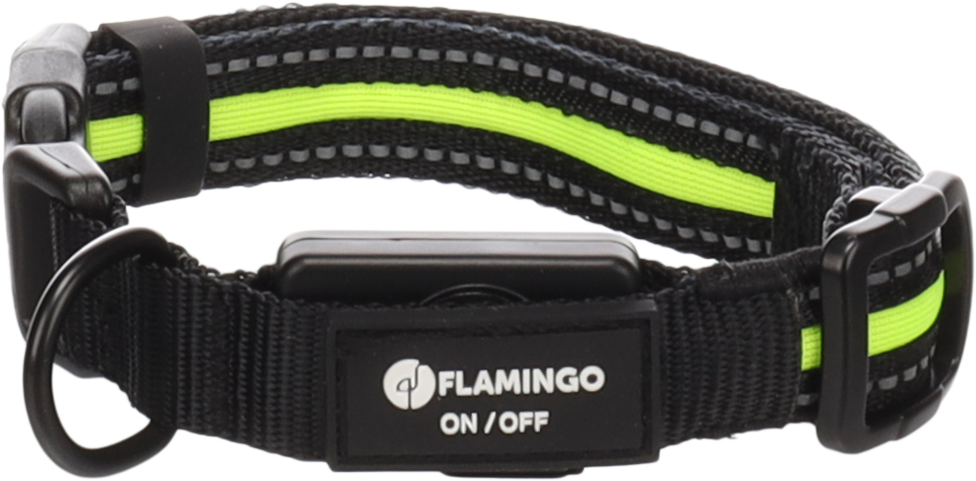 Flamingo Collier Flitzy Noir & Jaune