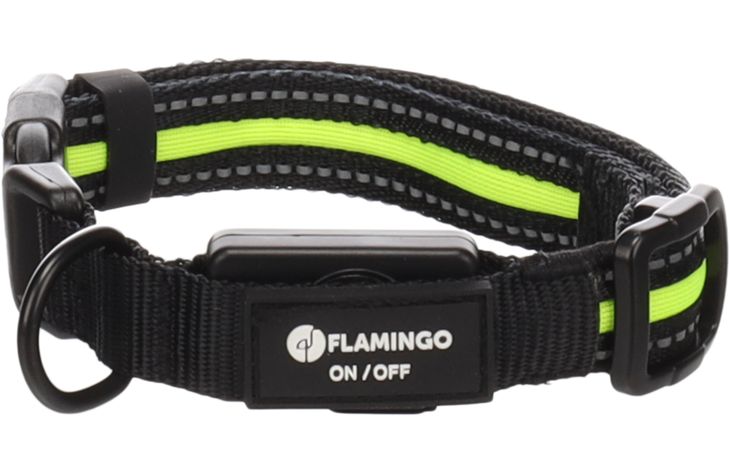 Flamingo Collier Flitzy Noir & Jaune