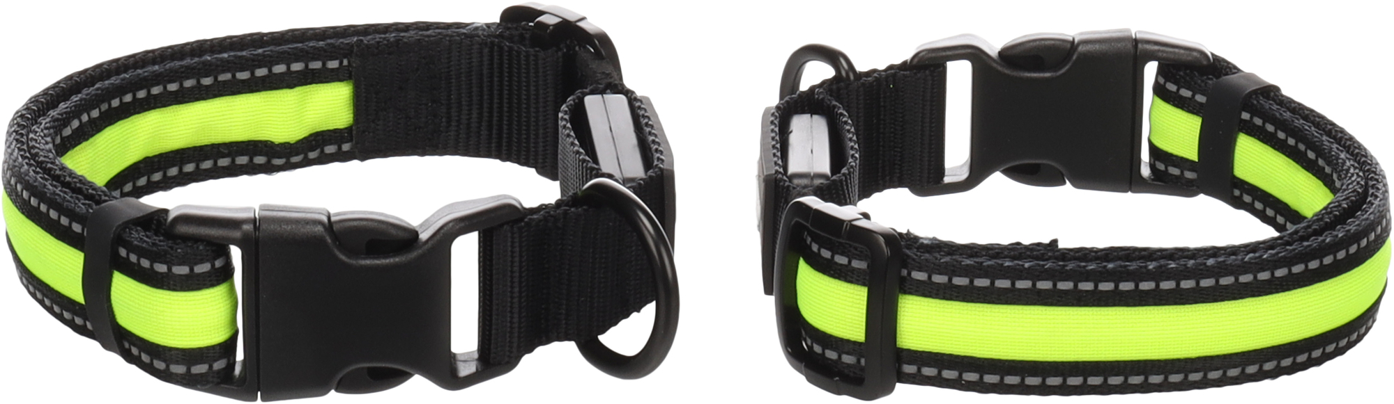 Flamingo Collar Flitzy Black & Yellow