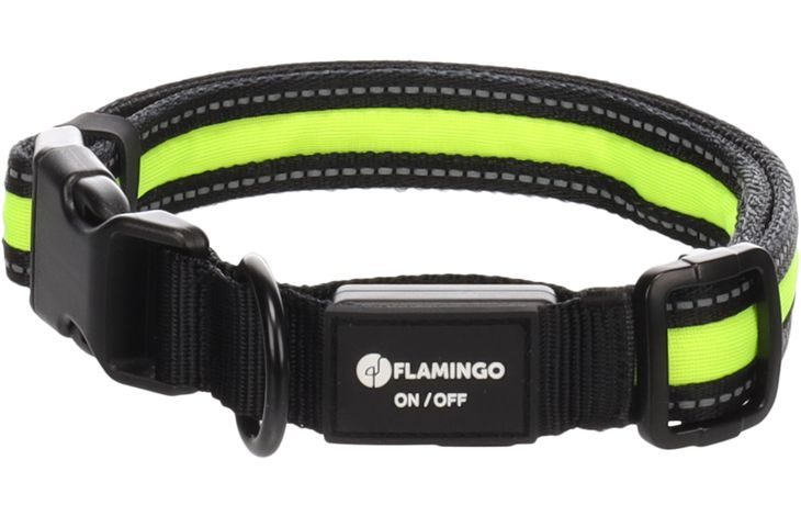 Flamingo Collier Flitzy Noir & Jaune