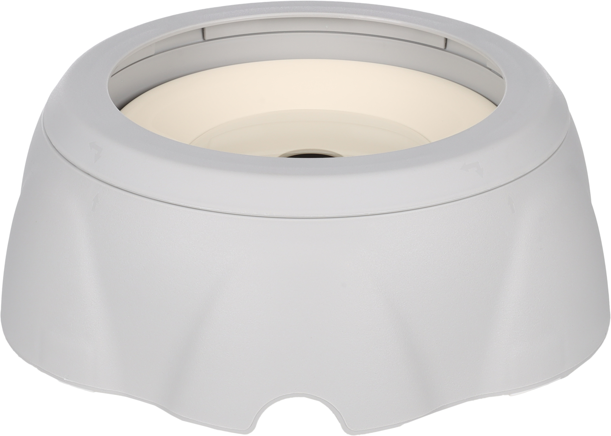 Flamingo Drinking bowl Spill Round Grey