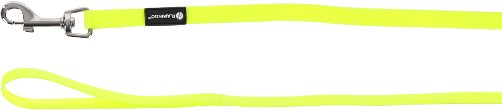 Flamingo Training and tracking leash Caspar Fluo yellow