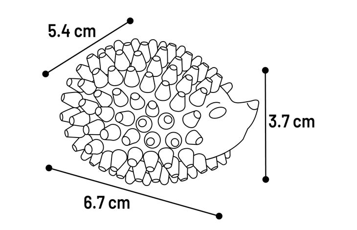 Flamingo Giocattolo Prikki Riccio Colori multipli