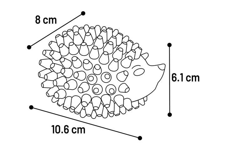 Flamingo Jouet Prikki Hérisson Plusieurs couleurs