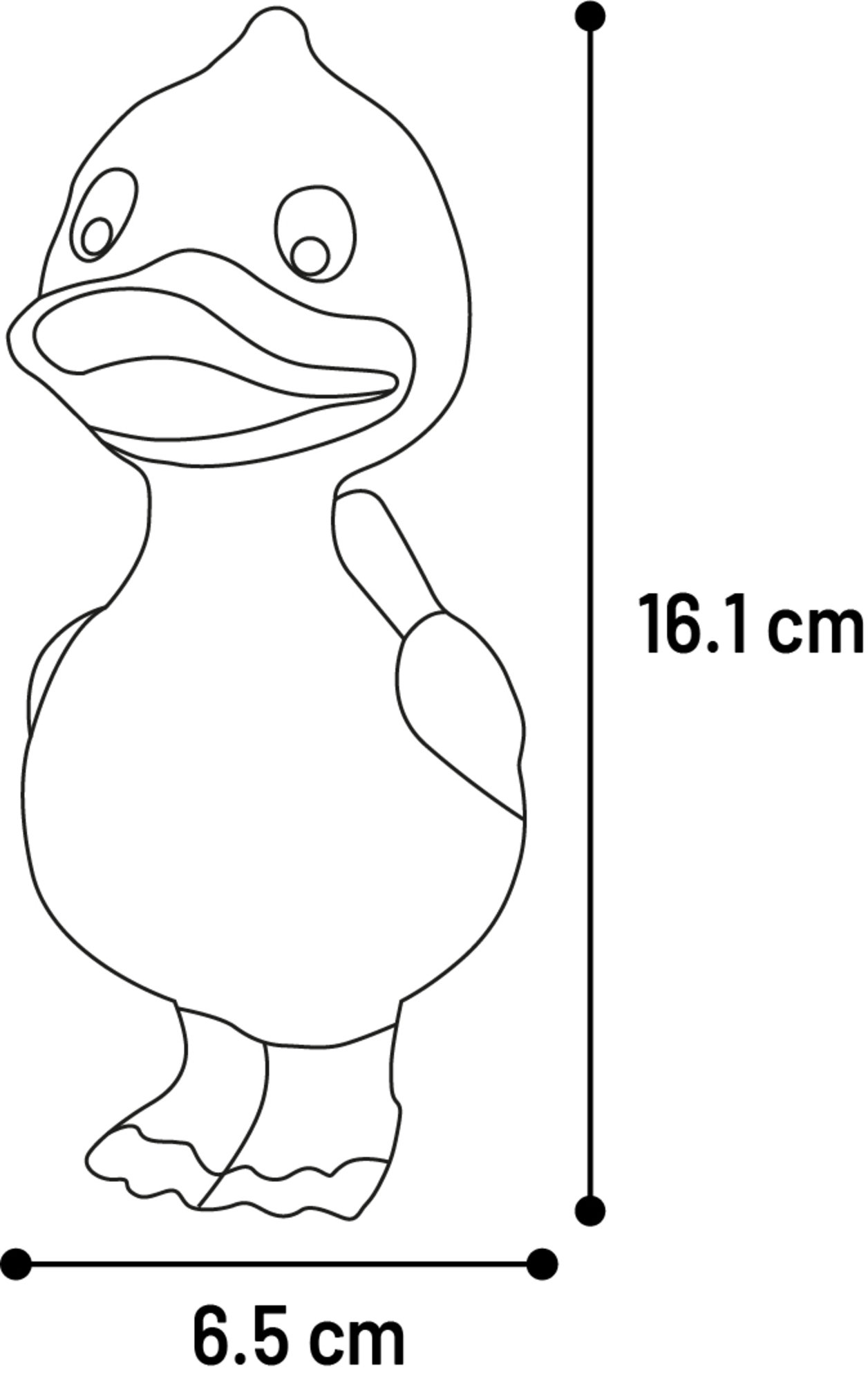 Flamingo Toy Kwek Duck Yellow