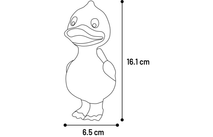 Flamingo Toy Kwek Duck Yellow