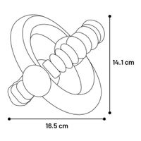 Flamingo Giocattolo Gladiator Cross palla Nero