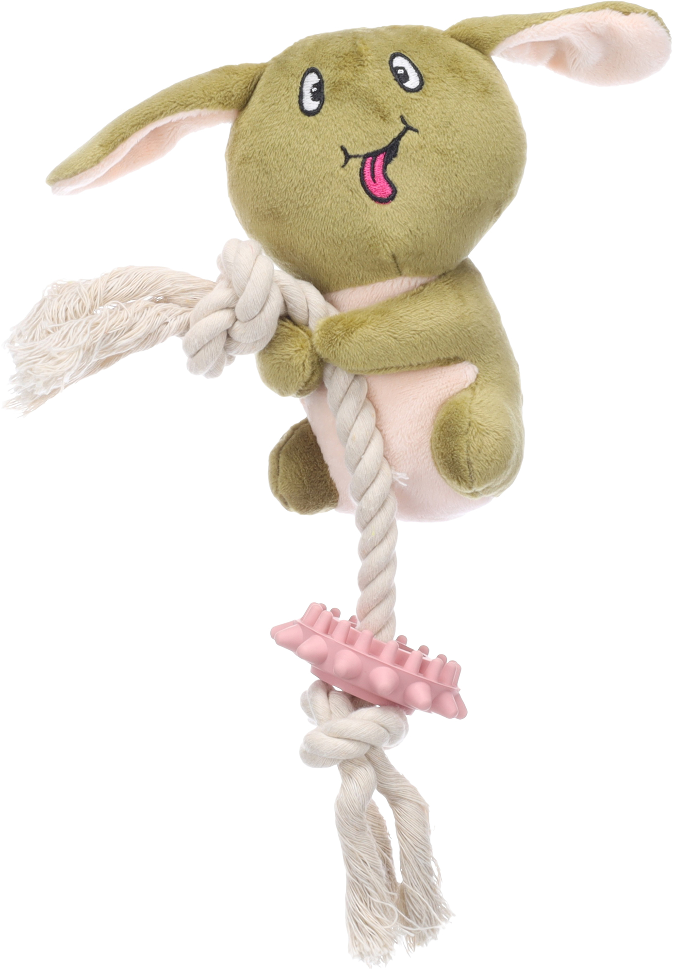 Flamingo Toy Puppy Dadi Koala with rope Green