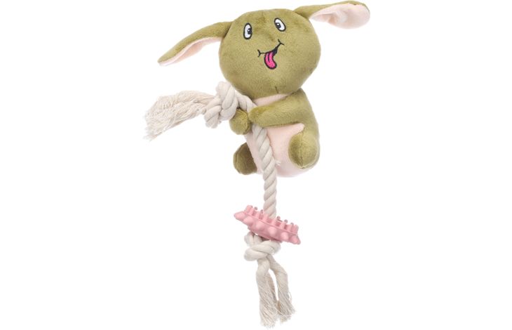 Flamingo Speelgoed Puppy Dadi Koala met touw Groen