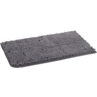 Flamingo Dirt-trapping mat Fluffy 1 Rectangle Grey