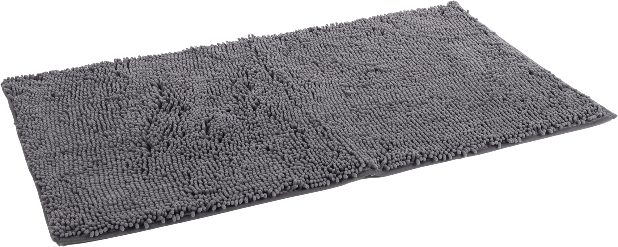 Flamingo Dirt-trapping mat Fluffy Rectangle Grey