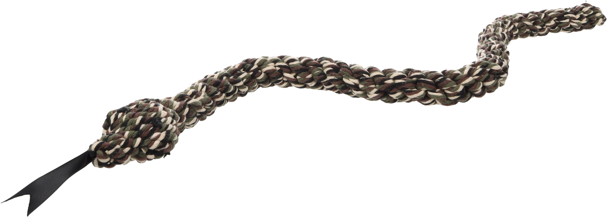 Flamingo Toy Flocco Snake & Cord Woven Khaki