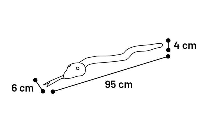 Flamingo Speelgoed Flocco Slang & Touw Geweven Kaki