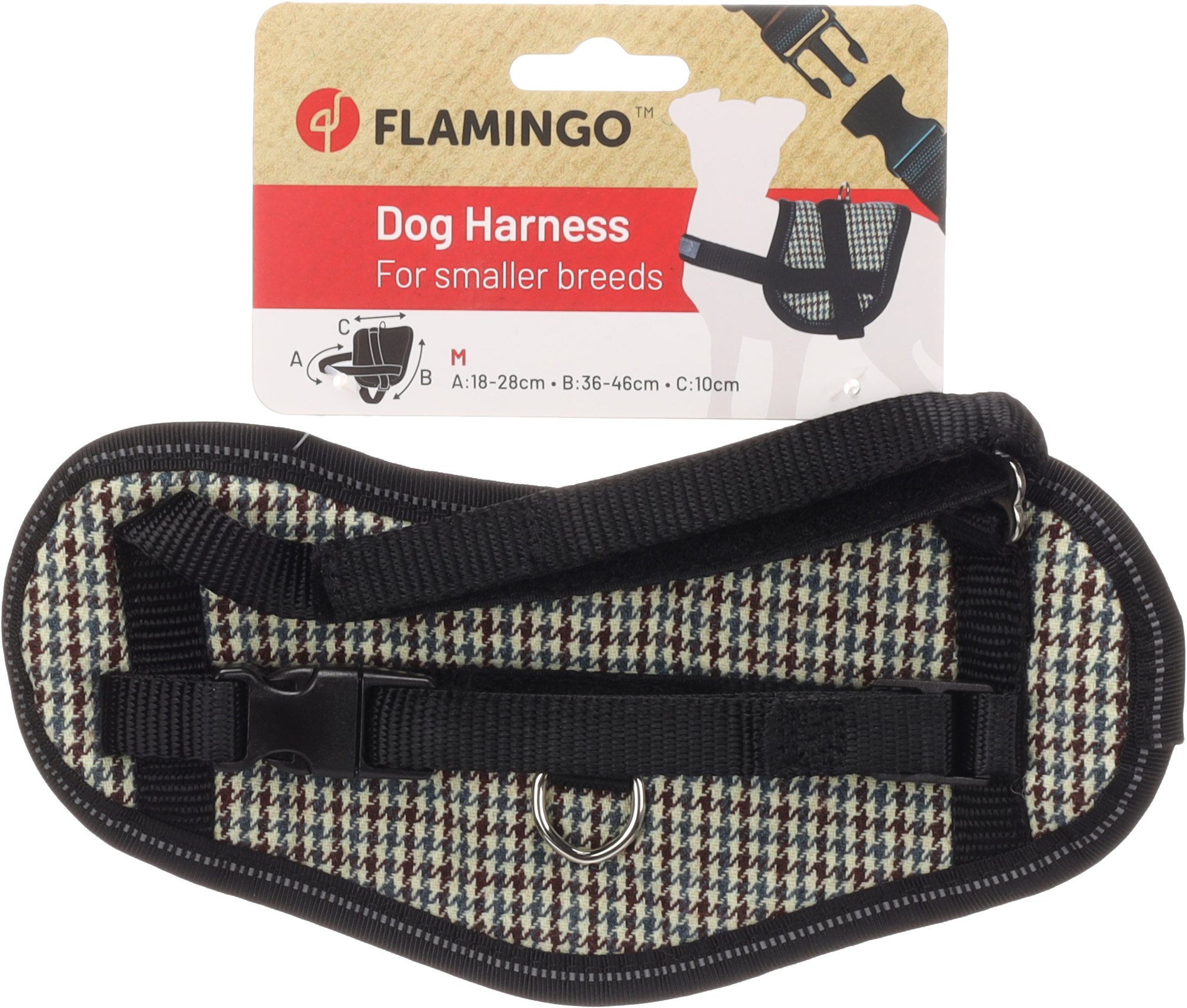 Flamingo Harness Eeny Meeny Blue & Brown