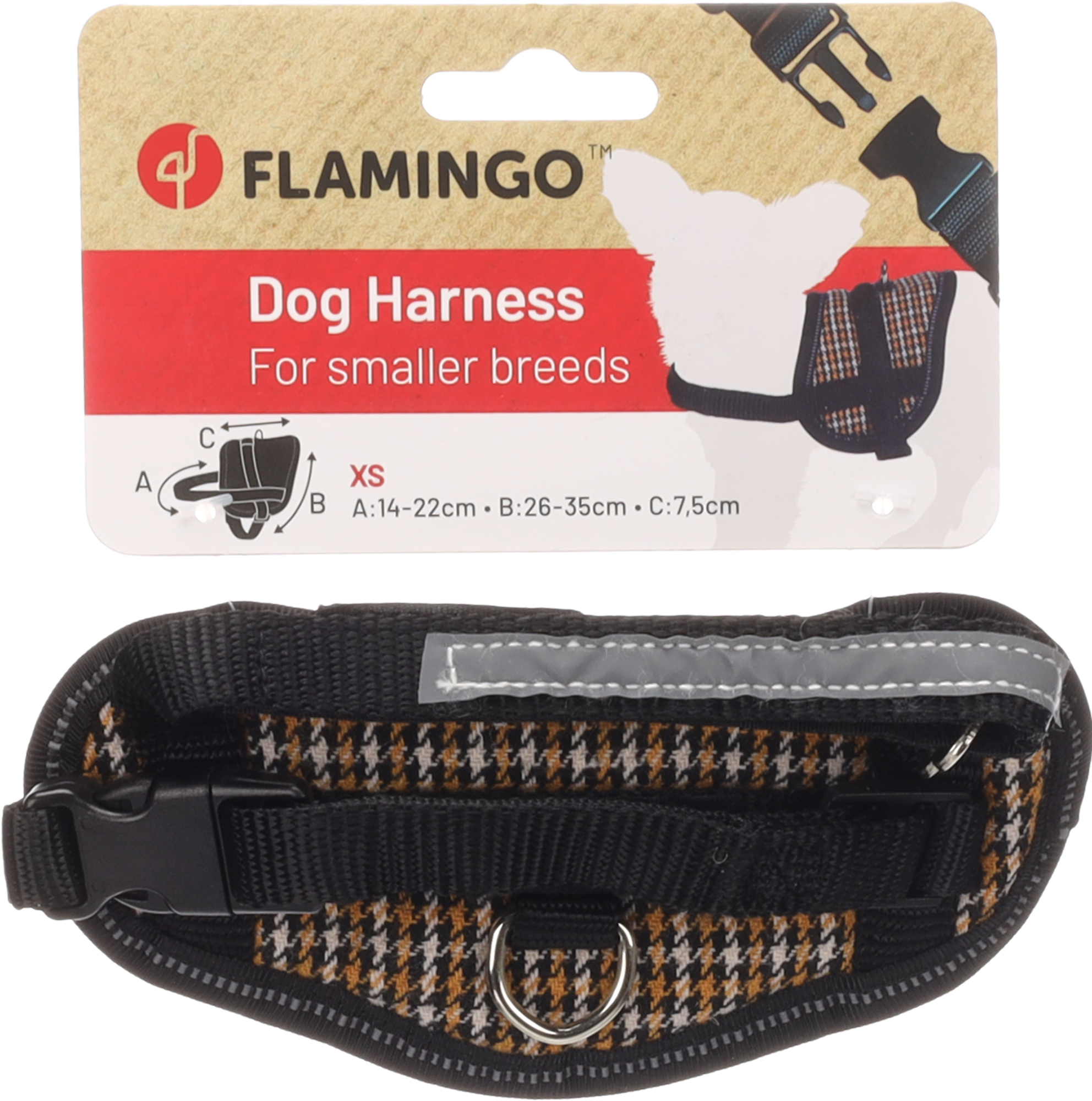 Flamingo Harness Eeny Meeny Yellow & Black