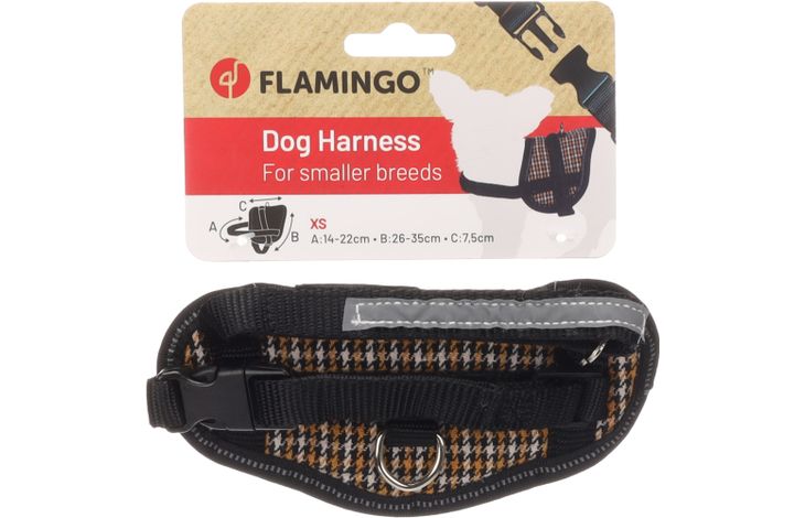 Flamingo Harnas Eeny Meeny Geel & Zwart