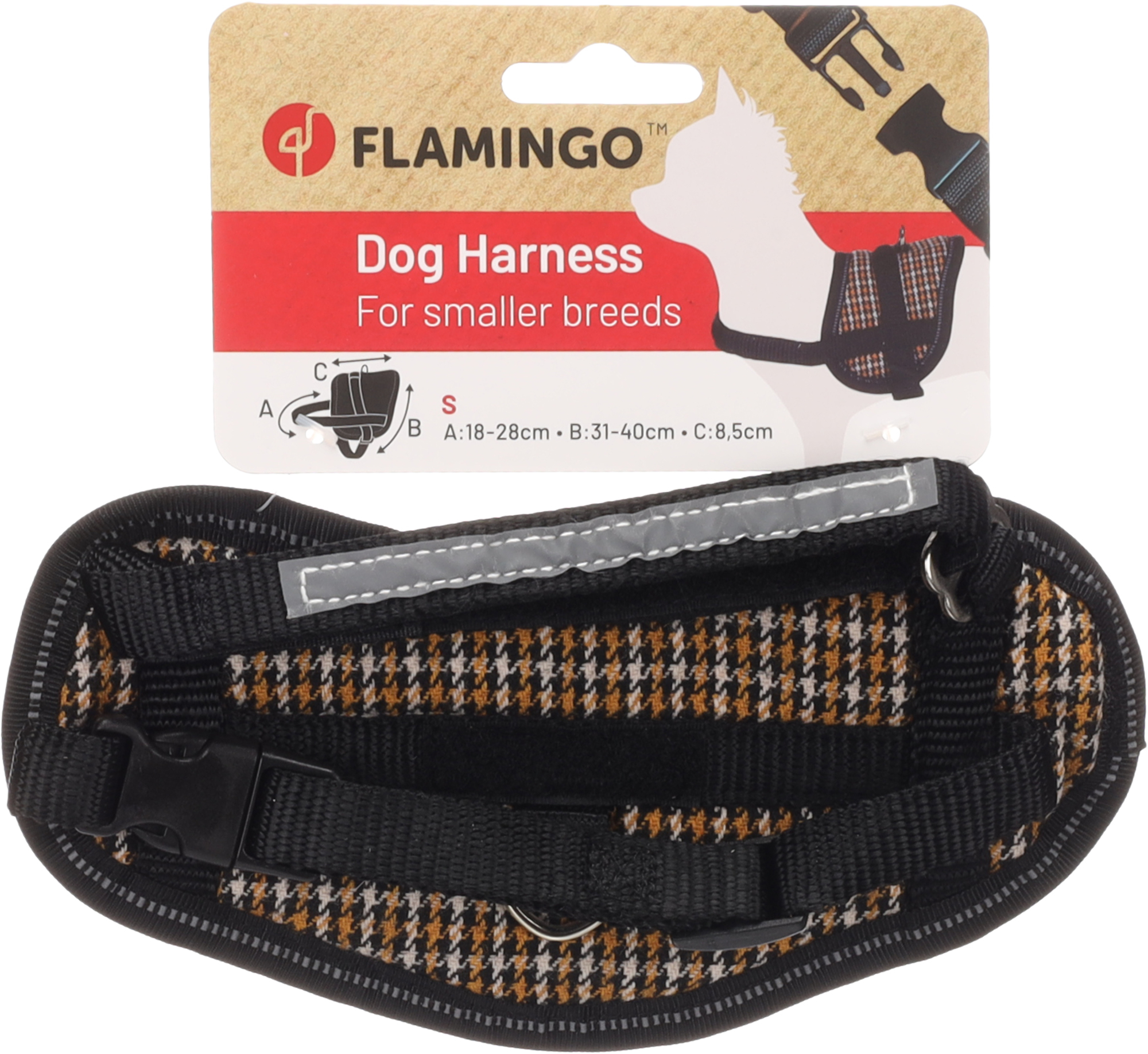 Flamingo Harness Eeny Meeny Yellow & Black