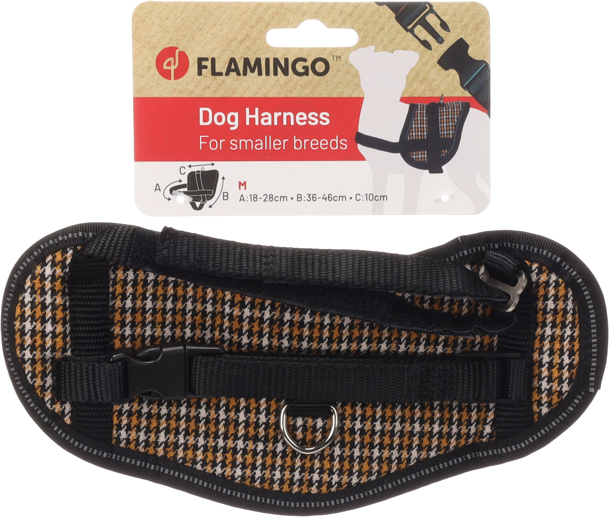 Flamingo Harness Eeny Meeny Yellow & Black