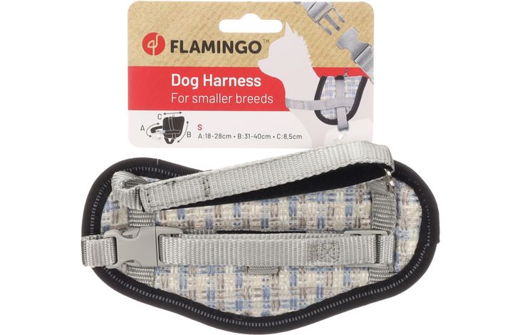 Flamingo Harnas Eeny Meeny Blauw & Grijs