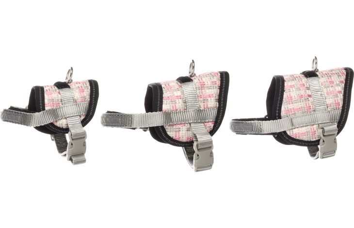 Flamingo Harness Eeny Meeny Grey & Pink