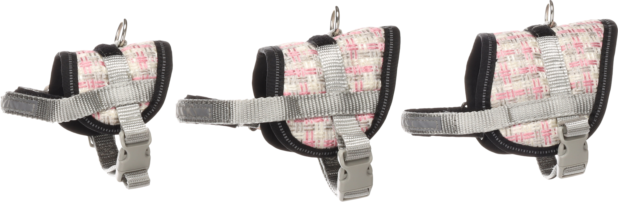 Flamingo Harness Eeny Meeny Grey & Pink