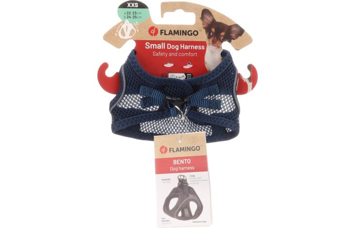 Flamingo Harnas Step&Go Bento Donkerblauw