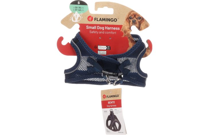Flamingo Harnas Step&Go Bento Donkerblauw