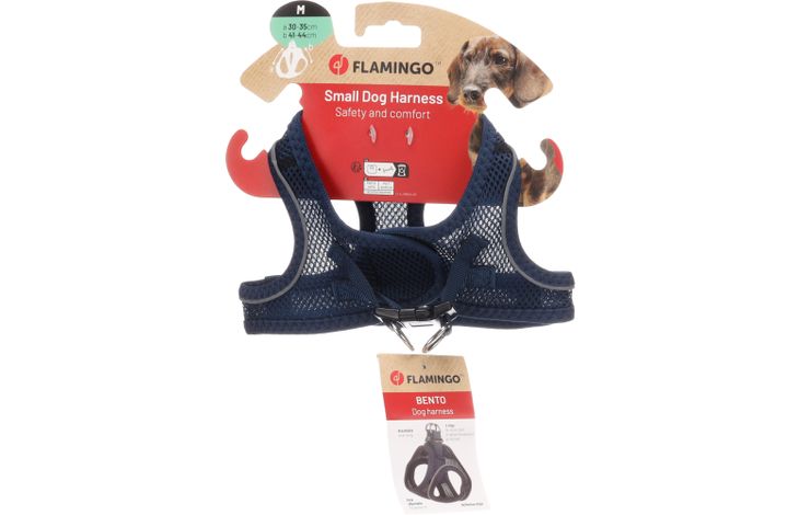 Flamingo Harnas Step&Go Bento Donkerblauw