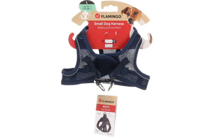 Flamingo Harnas Step&Go Bento Donkerblauw