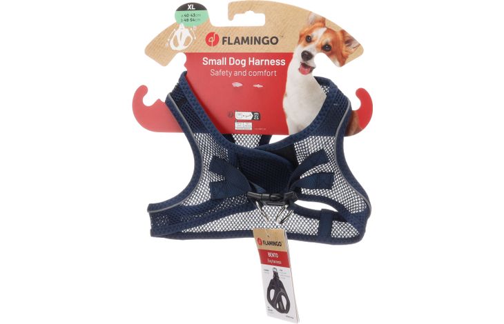 Flamingo Harnas Step&Go Bento Donkerblauw
