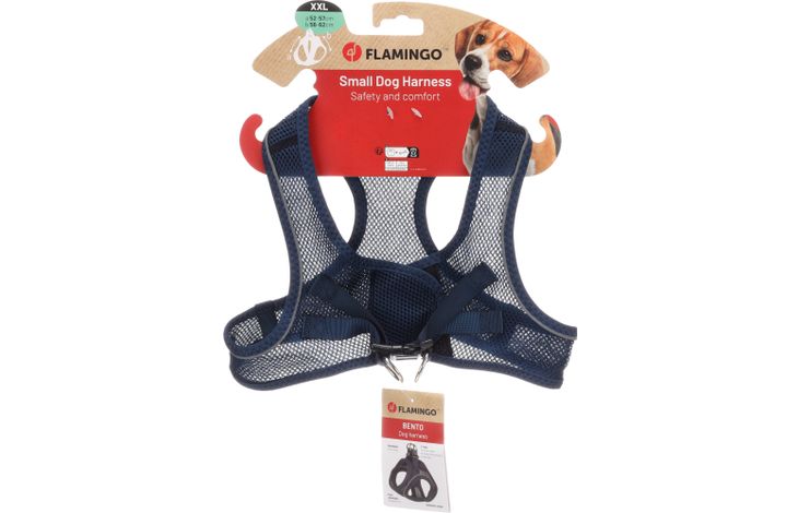 Flamingo Harnas Step&Go Bento Donkerblauw