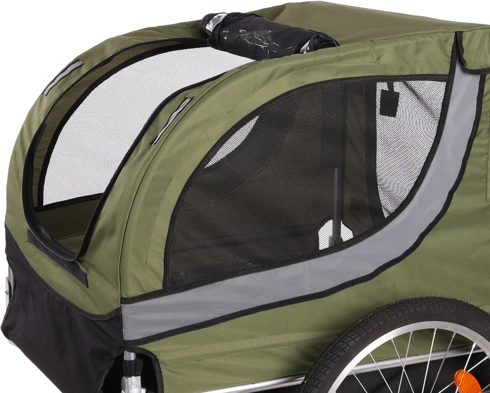 Flamingo Bicycle trailer Tybalt Green
