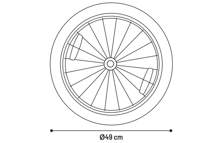 Flamingo Spare wheel for bicycle trailer Tybalt