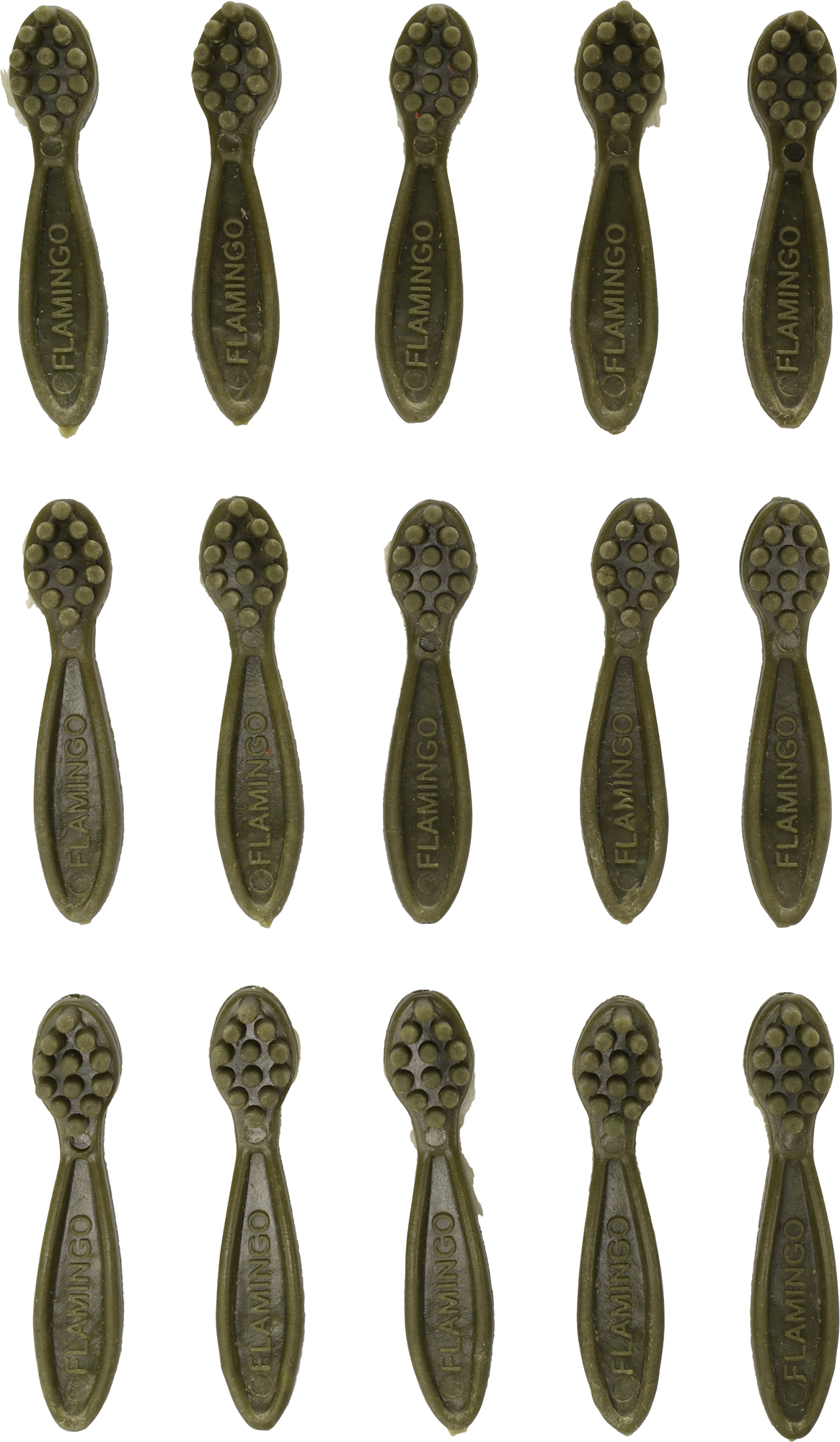 Flamingo Snacks Veggie Toothbrush with apple Green