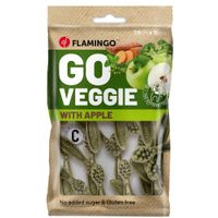 Flamingo Snack Veggie Tandenborstel met appel Groen