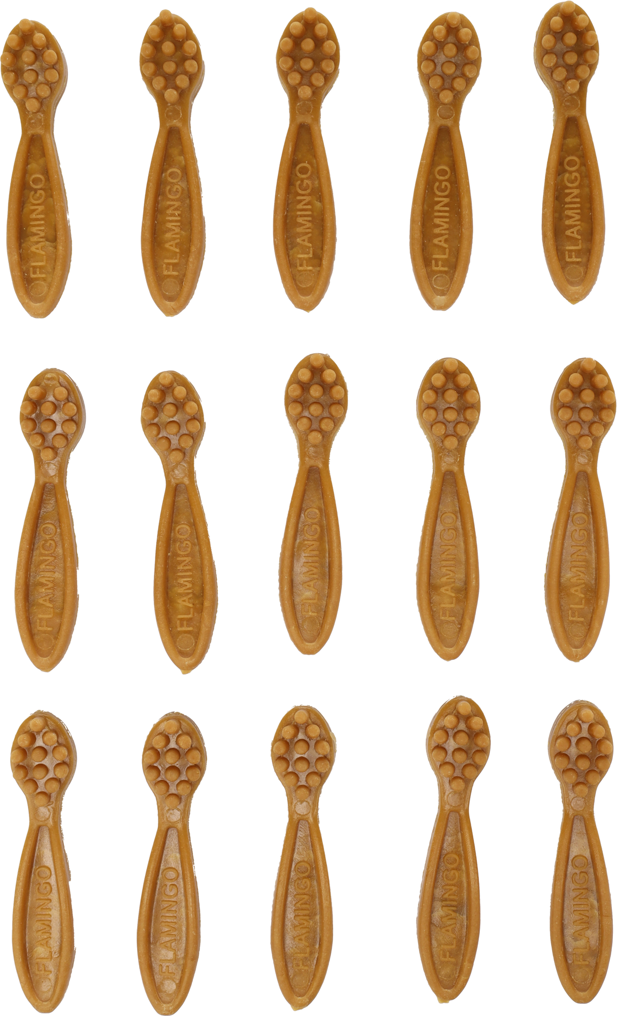 Flamingo Snacks Veggie Toothbrush with pine apple Yellow