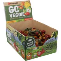 Flamingo Snack Veggie Tandenborstel met aardbei & met ananas & met appel Meerkleurig