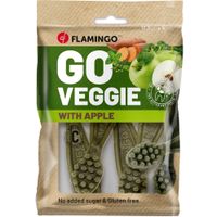 Flamingo Snack Veggie Tandenborstel met appel Groen