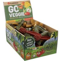 Flamingo Snack Veggie Tandenborstel met aardbei & met ananas & met appel Meerkleurig