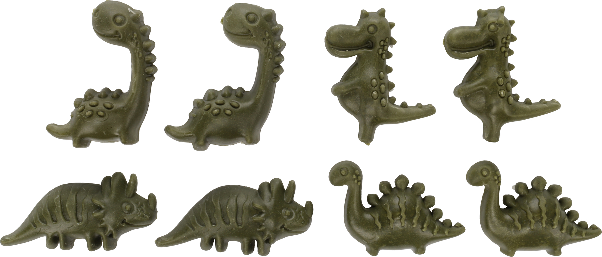 Flamingo Snacks Veggie Dino with apple Green