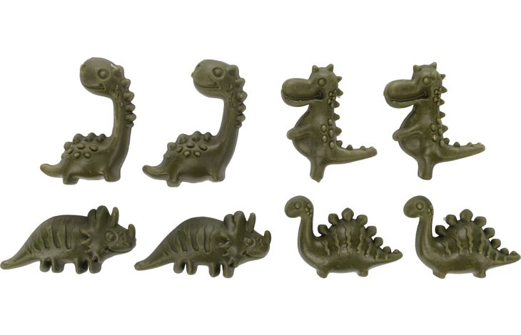 Flamingo Friandises Veggie Dino avec pomme Vert