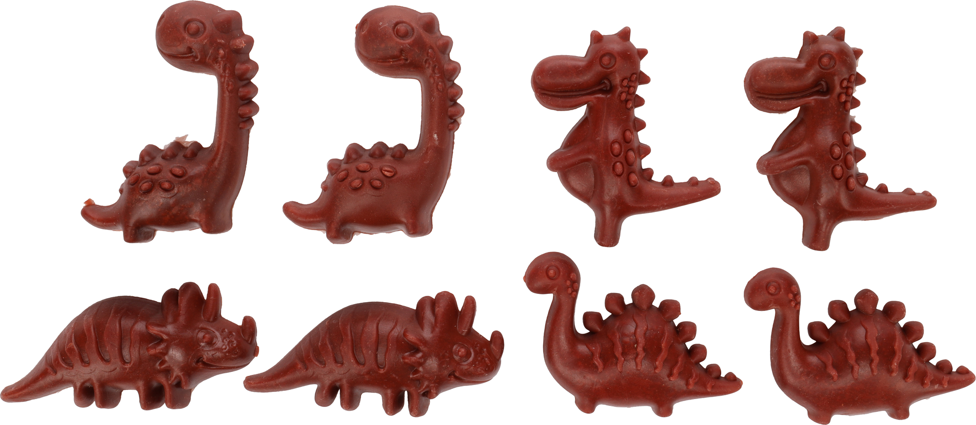 Flamingo Snacks Veggie Dino with strawberry Red