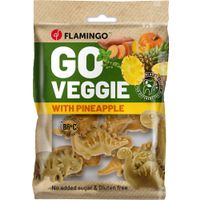 Flamingo Snack Veggie Dino met ananas Geel