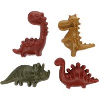 Flamingo Snack Veggie Dino met aardbei & met ananas & met appel Meerkleurig