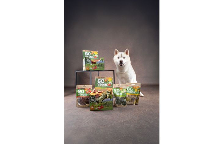 Flamingo Snack Veggie Dino met aardbei & met ananas & met appel Meerkleurig