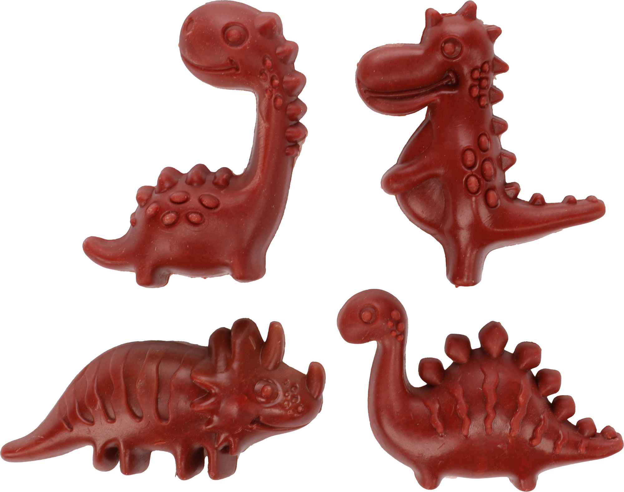 Flamingo Snacks Veggie Dino with strawberry Red
