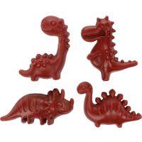 Flamingo Snack Veggie Dino met aardbei Rood