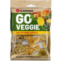 Flamingo Snack Veggie Dino met ananas Geel